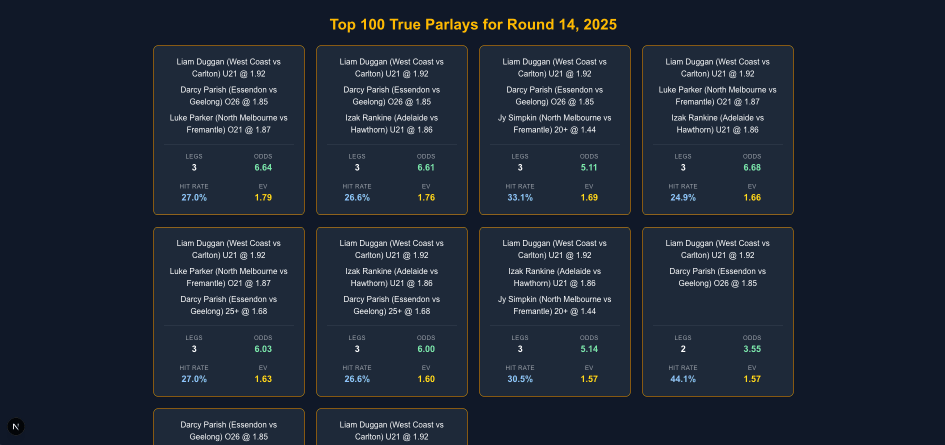 Screenshot of the suggested same game multi